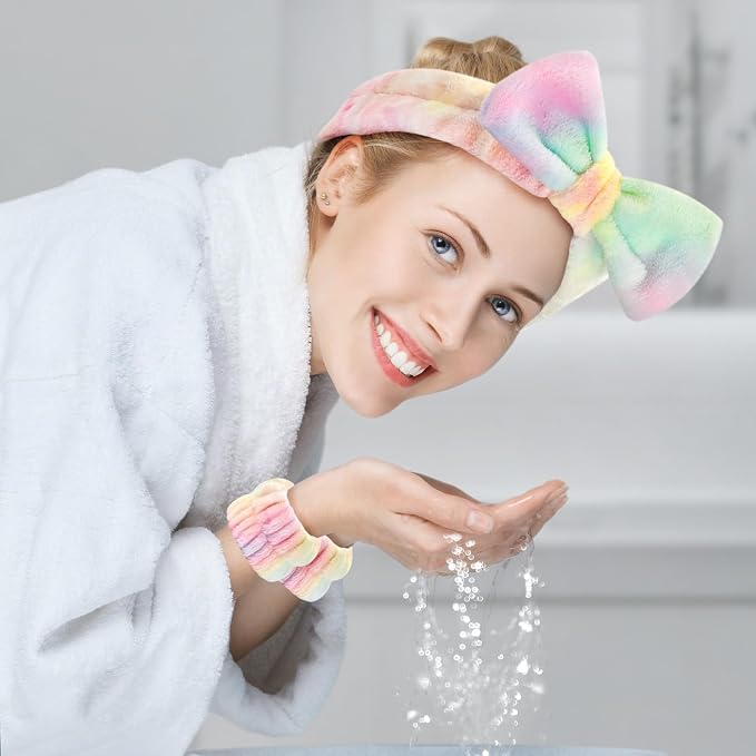 Wteehn 6pcs Headband and Wristband - Image 2