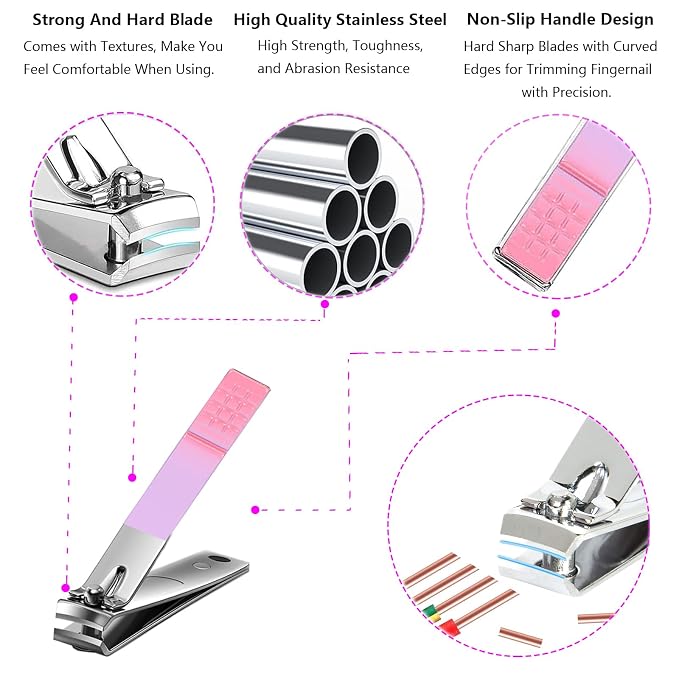 Women's Nail Clipper Set Travel Manicure Kit - Image 5