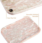 Karibiber Marble Vanity Tray, Marble Bathroom Tray Countertop, Decorative Tray - Image 3