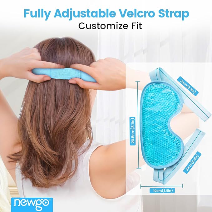 NEWGO Cooling Eye Mask for Puffy Eyes, Cold Eye Mask Eye Ice Pack for After - Image 6