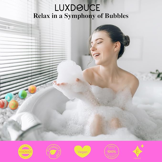48 Pack Bath Bombs Gift Set – Aromatic Bubble Bombs - Image 6