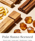 AOOVOO Palo Santo Candle for Meditation & Cleansing - Image 4