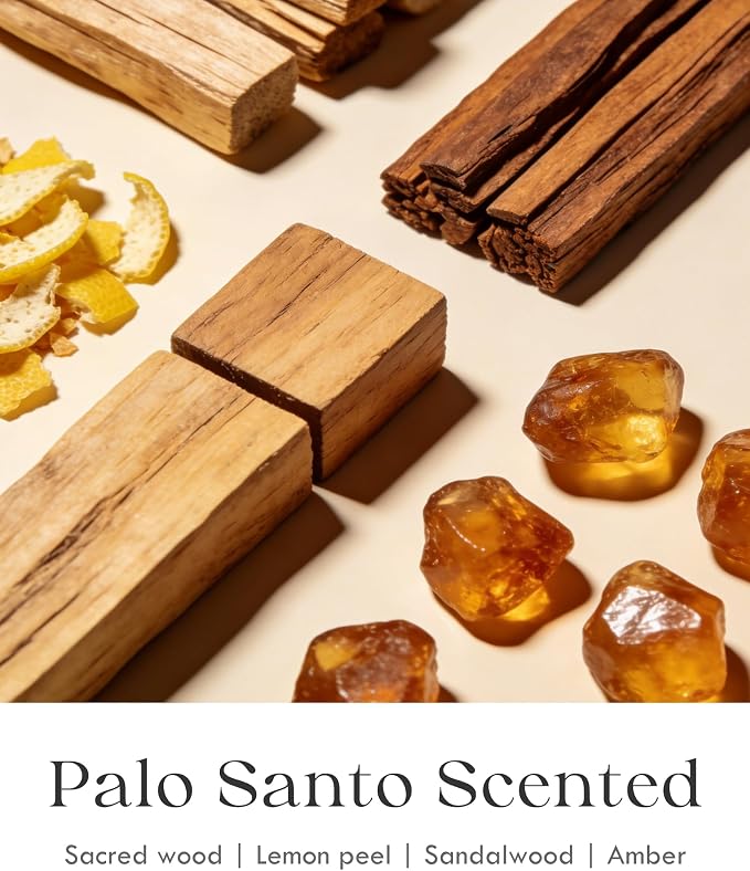 AOOVOO Palo Santo Candle for Meditation & Cleansing - Image 4