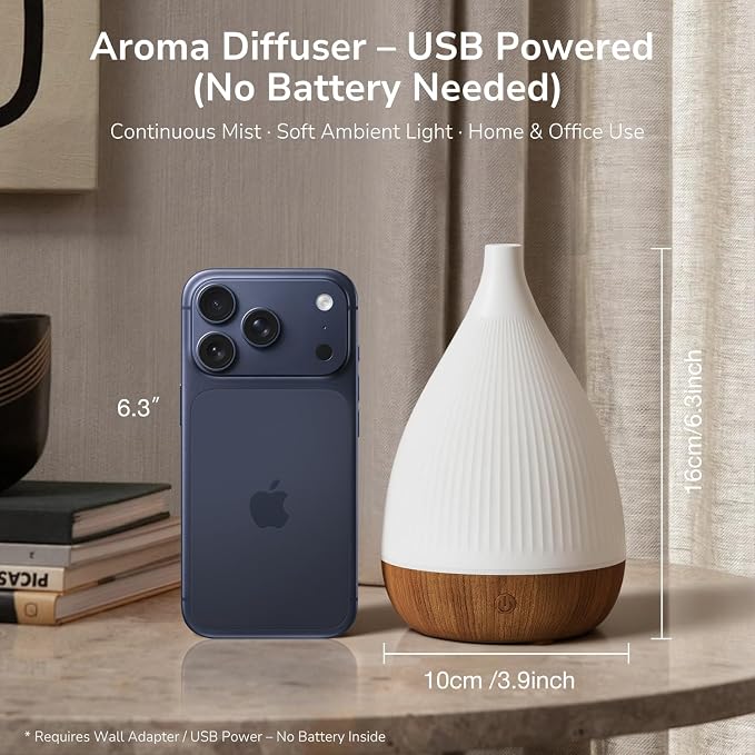 SOULORIGIN Ultrasonic Essential Oil Diffuser, Home Fragrance Aroma Diffuser - Image 5