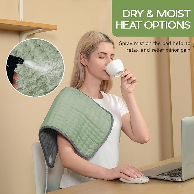 Heating Pad for Full Body Pain Relief 6 Heat Levels 4 Timers Soothes Back - Image 4