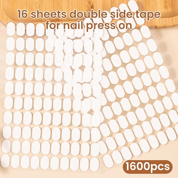 1696 Double Sided Tape for Press On Nails Stand holder Sticky Tabs Nail Art - Image 5