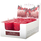 Aroma Naturals Votive Candles Essential Oil, Peace Ruby Holiday by Aroma+Naturals