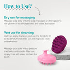 HEETA Hair Scalp Massager Shampoo Brush 2 Pack, Soft Silicone Bristles to - Image 5