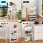 POXAKA 3 Tier Bamboo Bathroom Shelves - Image 7