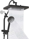Hibbent cUPC Certified 13'' Shower Head Combo, High Pressure 5 Spray Rainfall by Hibbent