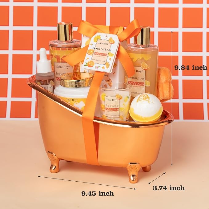 Orange Scents spa gift set Great Gift Lemon Spa Gifts - Image 7