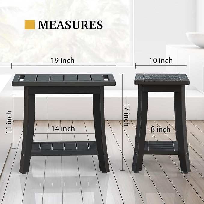 HIPS Shower Bench Inside Shower Stool - Image 3