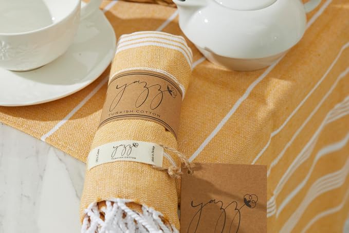 Hand Towels - Set of 2, Decorative Peshtemal Cotton Hand Towels - Image 6