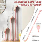 New Foot Brush & Foot Files Set, 3-in-1 Foot Scrubber - Image 2