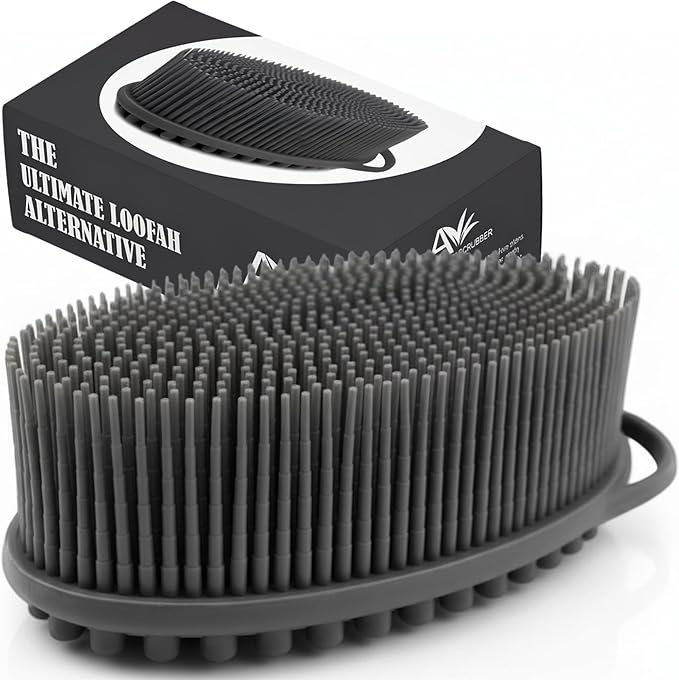 Avilana Premium Silicone Body Scrubber by Avilana