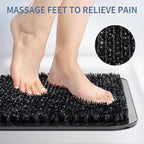 Yolife Shower Foot Scrubber Mat, Anti-Slip Bath Mat - Image 3