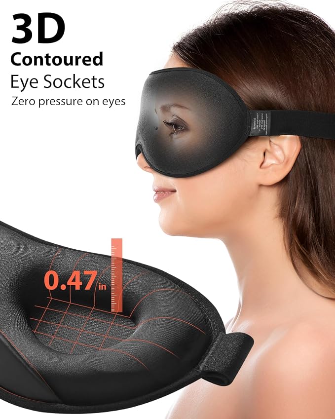 MABAO 2 Packs Weighted Sleep Mask - Image 5
