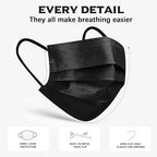 Wecolor 120 Pack Disposable Face Masks - Image 7