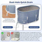 Portable Bathtub, Foldable Bathtub No Installation, Freestanding Shower Bathtubs - Image 4