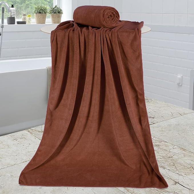 JML Microfiber Bath Towels, Bath Towel 4 Pack 30" x 60", Super Absorbent and - Image 3