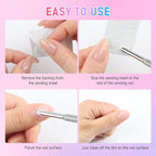 Pre-Treatment Cuticle Pusher, Dual Ended Cuticle Remover Russian Prep Nail - Image 5
