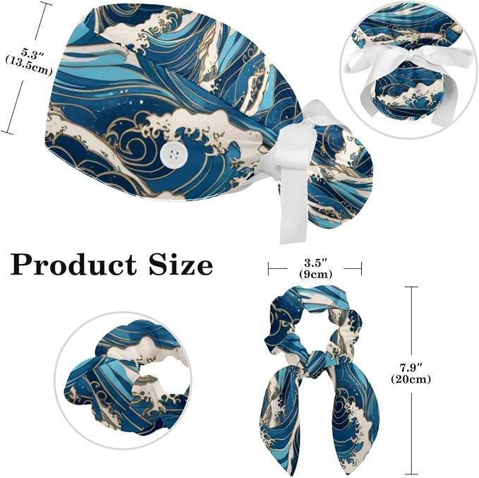 Scrub Cap, Nurse Hat, Surgical Cap - Image 2