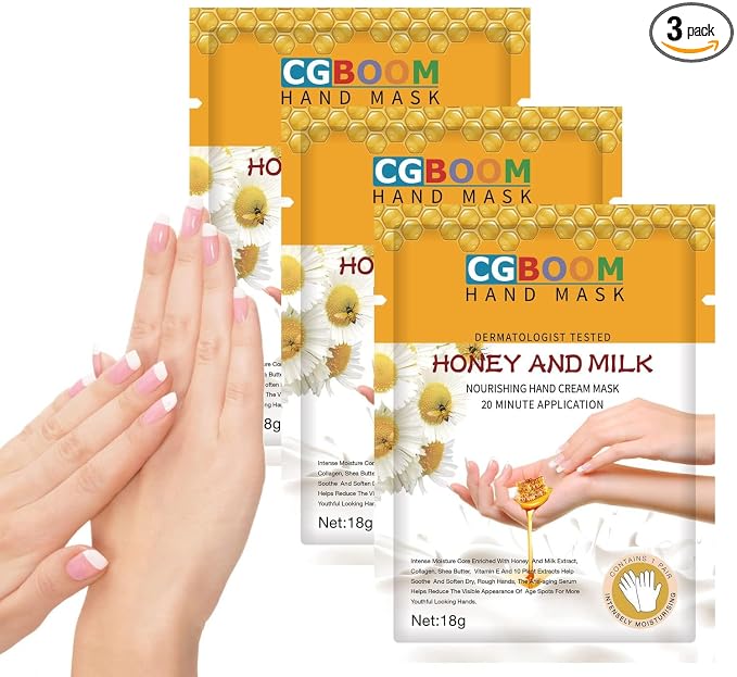 Hand Mask Moisturizing Glove 3 pack, Hand Peel Mask Exfoliating Gloves by Unknown