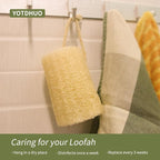 Natural Loofah Sponge Exfoliating Body Scrubber, Organic Luffa - Image 6