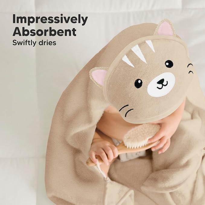 KeaBabies Hooded Baby Towel for Newborn - Image 5