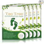Liefiet Foot Peeling Mask 5 Pack, Foot Mask Remove Dead Skin, Rough Callus and by Liefiet