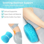 Sunlit Bath Jello Gel Bath Pillows, Lumbar Pillow - Image 2
