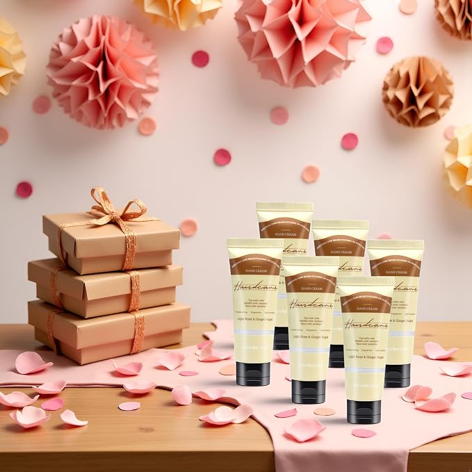 DincherBel 6 Pack Travel Size Hand Cream Set - 1 oz Moisturizing Lotion - Image 2