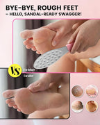 BEZOX Slim Metal Foot File Callus Remover – Double-Sided Foot Scrubber - Image 4