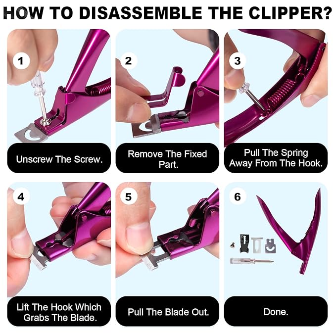 Violet Red Premium Adjustable Nail Clippers - Image 6