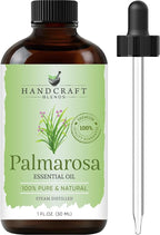 Handcraft Blends Palmarosa Essential Oil – 1 Fl Oz – 100% Pure and Natural – by HandcraftBlends