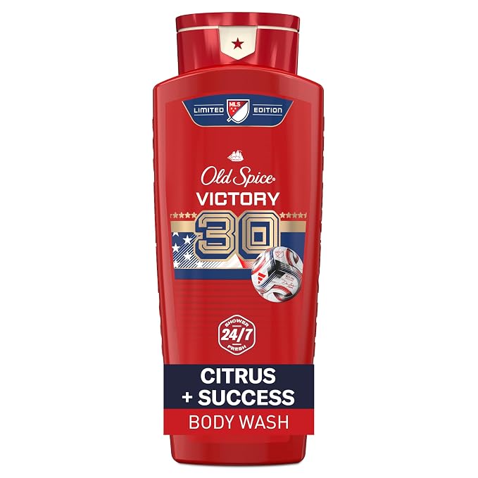 Old Spice Body Wash for Men, MLS Victory, Long Lasting Scent, Freshness that by OldSpice