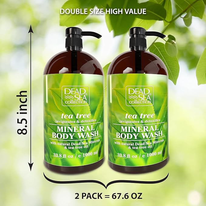 Dead Sea Collection Tea Tree Body Wash - Image 2