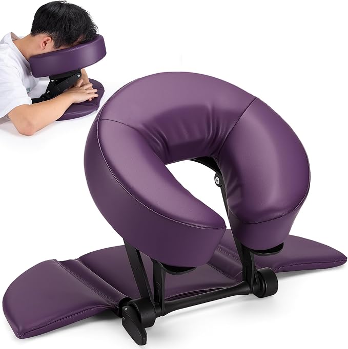 Udefineit Face Down Tabletop Massage Kit, Adjustable Headrest Face Cradle by WelcomeBelovedGuest