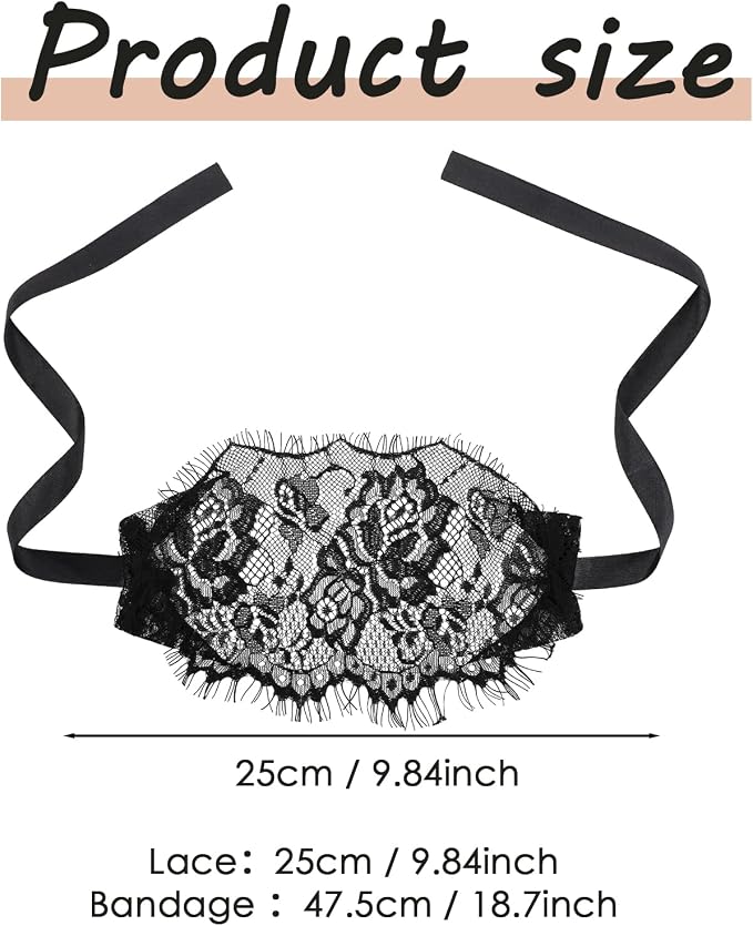 FRESHME Lace Sleep Eye Mask - Image 4