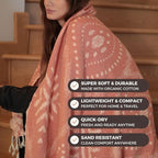 FESHKA Sand Proof Turkish Beach Towel – Oversized, Quick Dry & Lightweight - Image 2