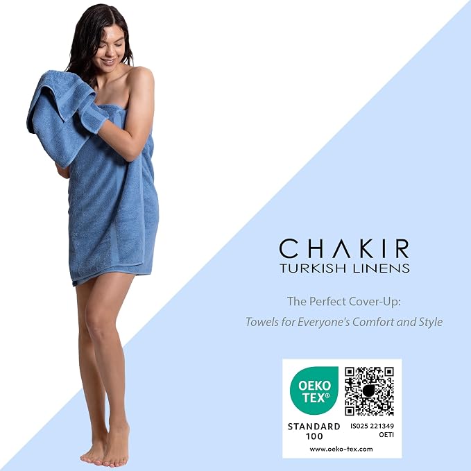 Chakir Turkish Linens | Hotel & Spa Quality 100% Cotton Premium Turkish Towels - Image 5
