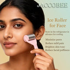 Ice Roller for Face&Eyes with Gua Sha Facial Tool, 3-Pcs Stainless Steel Facial - Image 3