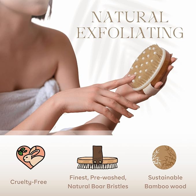 Dry Brushing Body Brush - Image 3