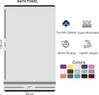 Hawmam Linen White Bath Towels 4 Pack 27 x 54 Inches 100% Turkish Cotton Soft - Image 6