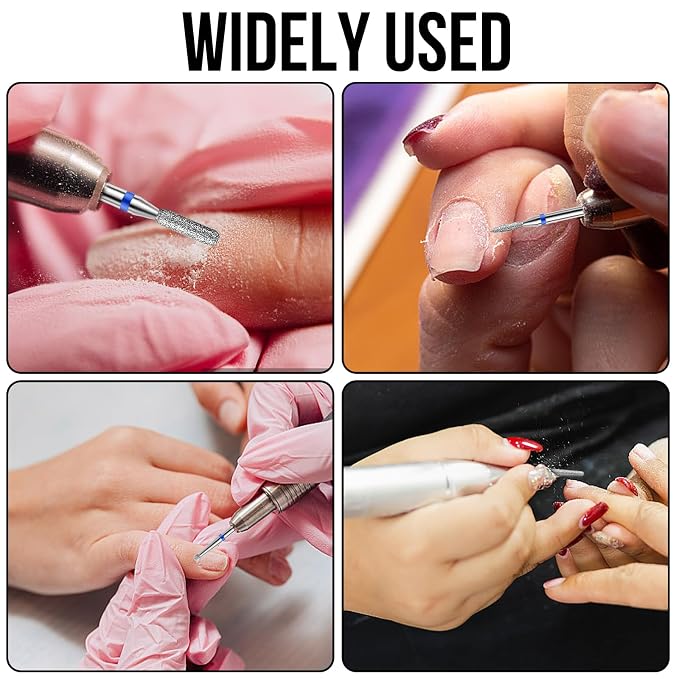 30Pcs Pedicure Care Diamond Nail Drill Bits, Professional Safety Cuticle Nail - Image 7