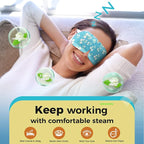16-Pack Steam Eye Masks for Dry Eyes, Jasmine Warm Eye Mask for Tired Eyes - Image 4