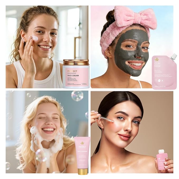32 Pcs Mother's Day Gift, Rose Bath and Body Gift Basket - Image 8