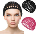 WLLHYF Wig Cap Thick Long Hair Caps Adjustable Net Mesh Braided Weaving Making by WLLHYF
