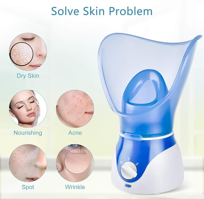 Face Steamer for Facial Deep Cleaning, Facial Steamer for Women, 2 Modes Nano - Image 3