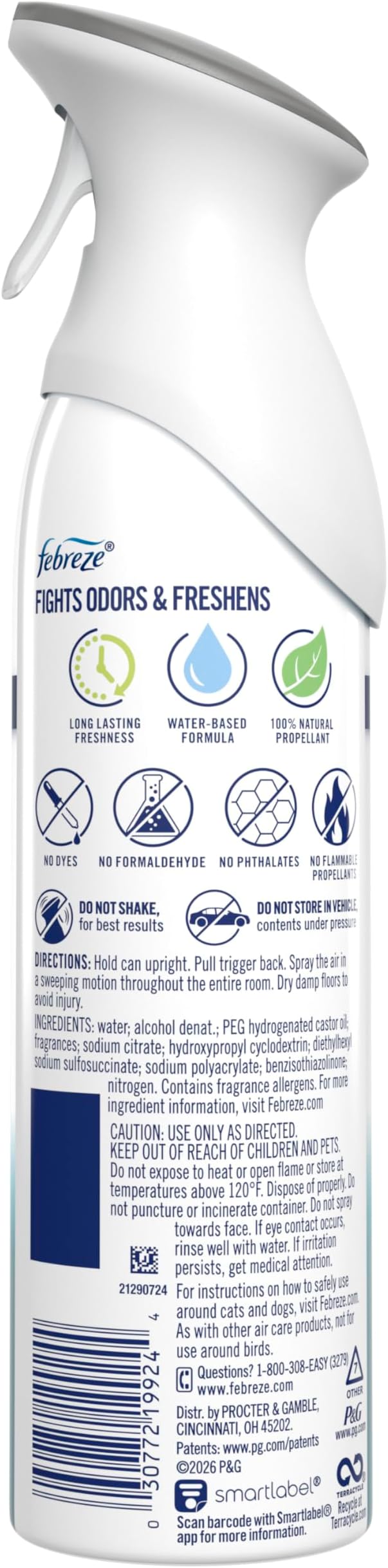 Febreze Air Mist, Air Freshener Spray, Odor Fighting Room Spray, Deodorizer - Image 13